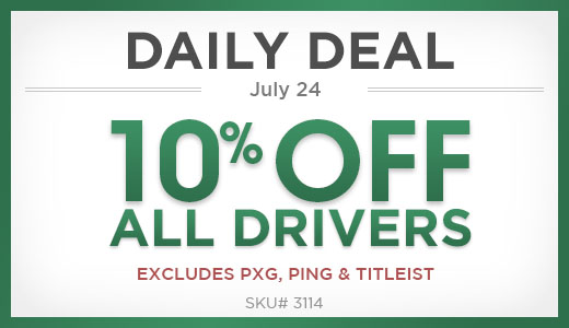 10% Off All Drivers 10% Off All Drivers