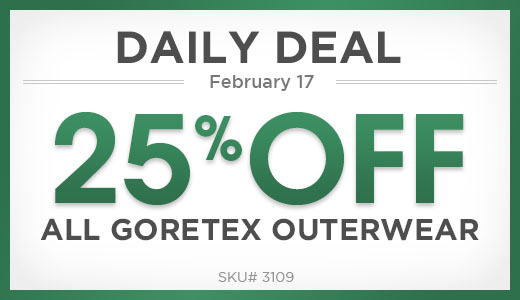 25% off goretex outerwear 25% off goretex outerwear