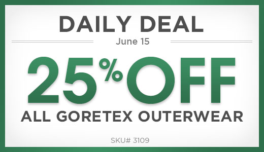 25% off goretex outerwear 25% off goretex outerwear