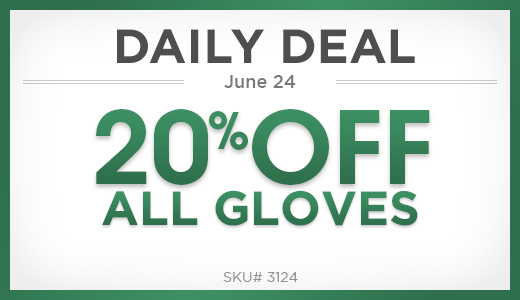 20% off all gloves 20% off all gloves