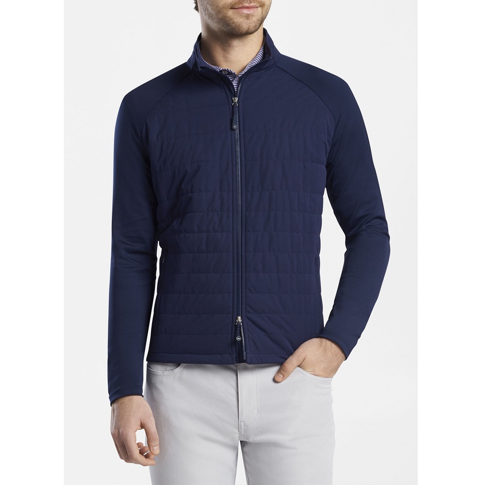peter millar merge stretch full zip hybrid jacket